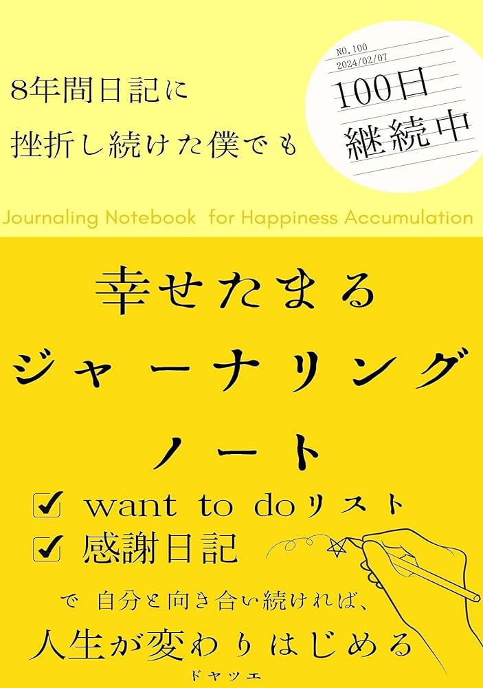じゃなりん♪ Amazon.co.jp: 幸せたまる「ジャーナリング」ノート: want to do